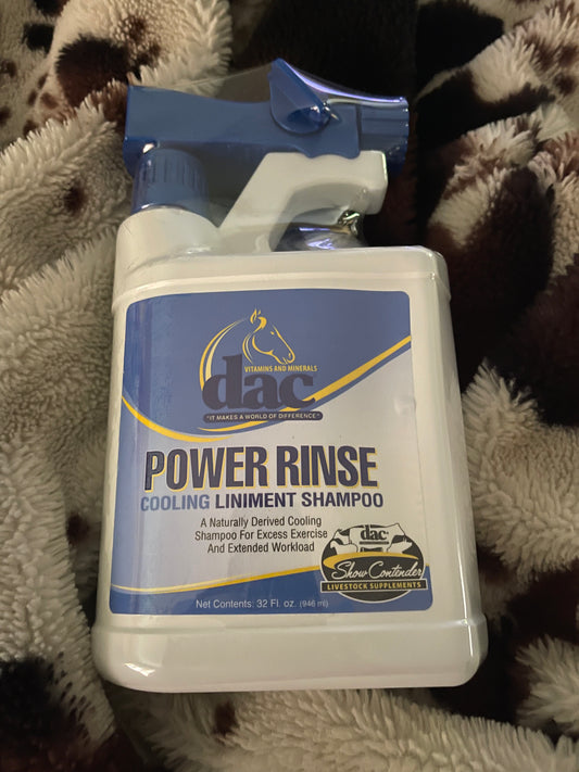 Power rinse cooling liniment